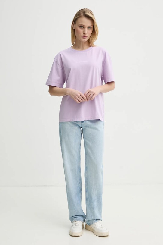 Marc O'Polo tricou din bumbac 5000005950 violet SS25