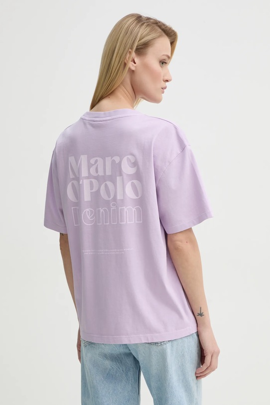Îmbrăcăminte Marc O'Polo tricou din bumbac 5000005950 violet