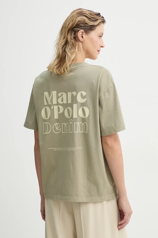 Oblečenie Bavlnené tričko Marc O'Polo 5000005950 zelená