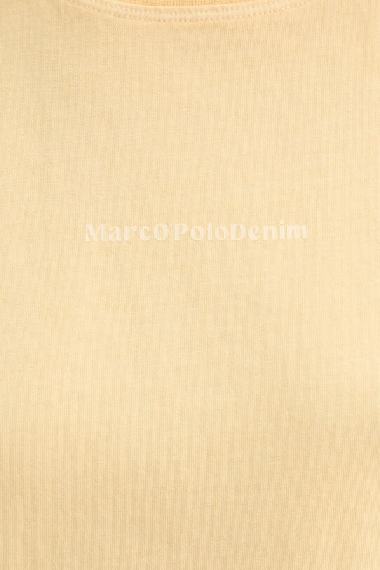 Marc O'Polo t-shirt bawełniany 5000005950 żółty