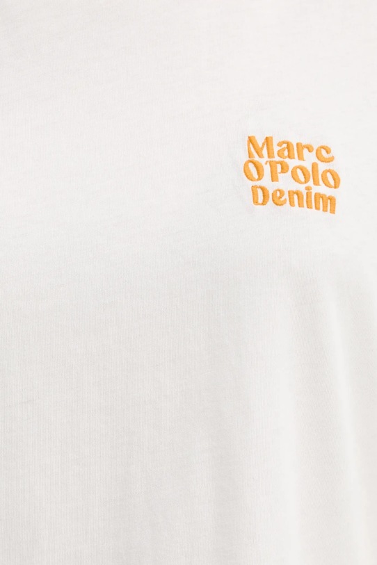 Bavlněné tričko Marc O'Polo 5000005916 bílá