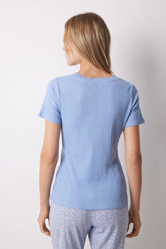 women'secret tricou de pijama MIX AND MATCH HAMPTONS 3278425 albastru SS25