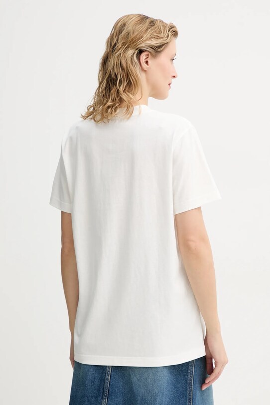 Ρούχα Βαμβακερό μπλουζάκι A.P.C. t-shirt magasin COGCK.M26449 λευκό