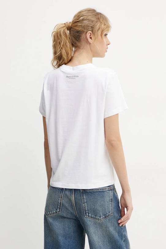 Odzież Marc O'Polo t-shirt 500203551031 biały