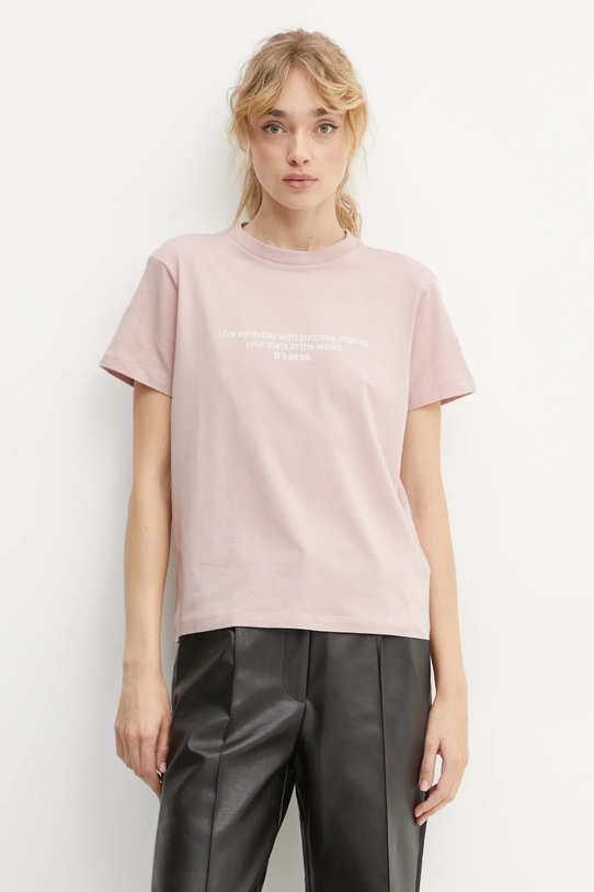 Tričko Marc O'Polo potlač ružová 500203551031