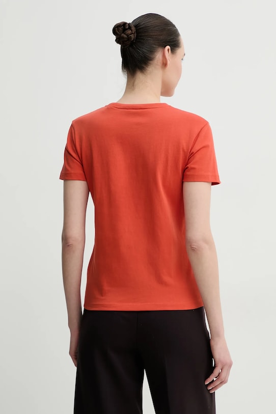 Ρούχα Βαμβακερό μπλουζάκι Marc O'Polo 502229351055 πορτοκαλί