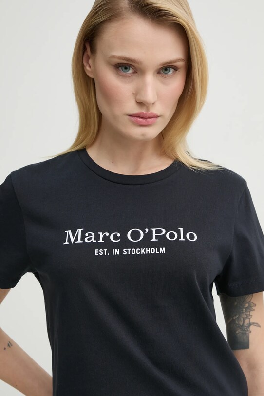 Хлопковая футболка Marc O'Polo тёмно-синий 502229351055