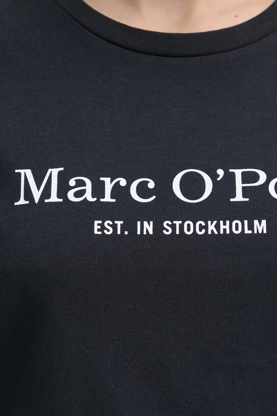 Хлопковая футболка Marc O'Polo 502229351055 тёмно-синий