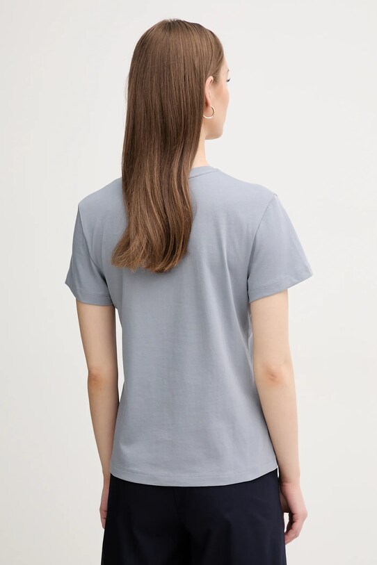 Marc O'Polo t-shirt bawełniany 502229351055 szary SS25