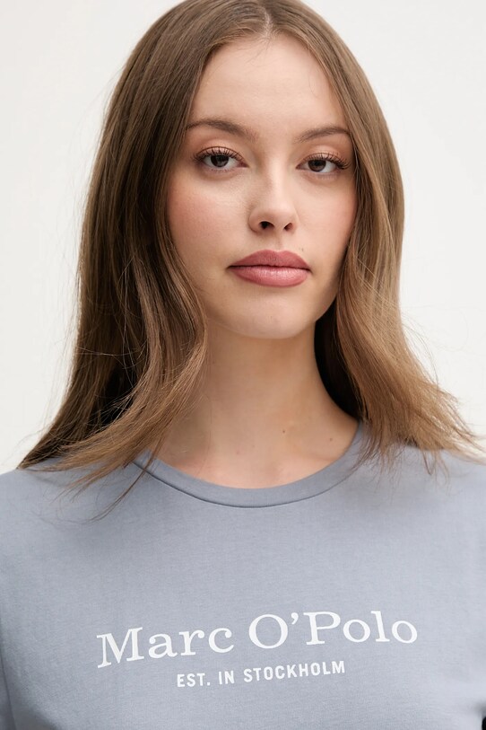 Odzież Marc O'Polo t-shirt bawełniany 502229351055 szary