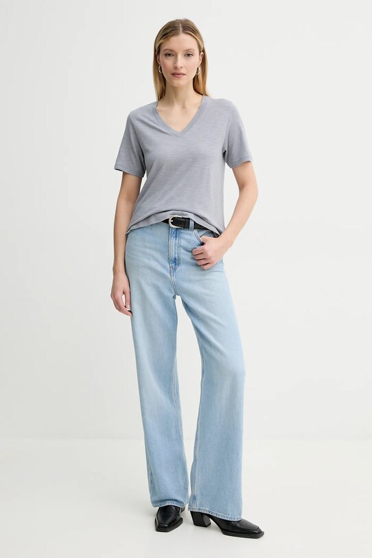 Футболка Marc O'Polo 503212151381 блакитний SS25