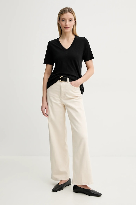 Marc O'Polo t-shirt 503212151381 czarny SS25