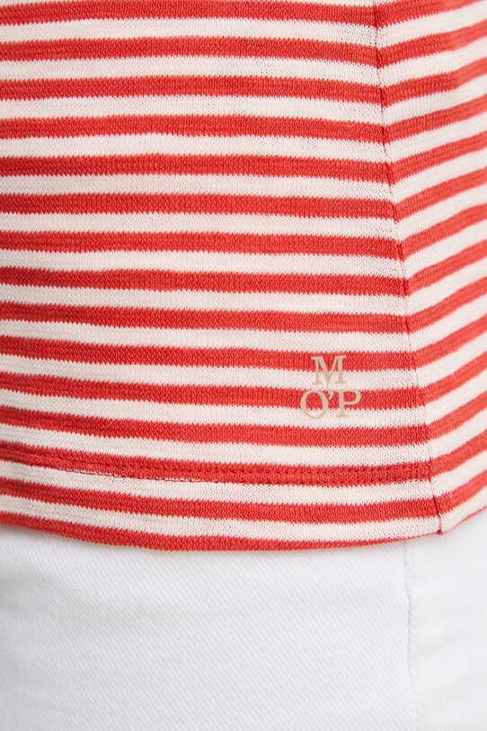 Marc O'Polo t-shirt bawełniany 503219651101 czerwony