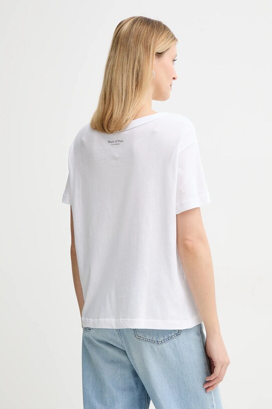 Одяг Бавовняна футболка Marc O'Polo 503226851069 білий