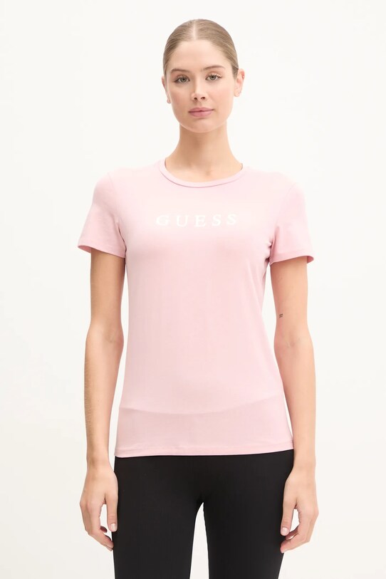 Футболка Guess NEW CARRIE O5RI01.KBBU1 рожевий SS25