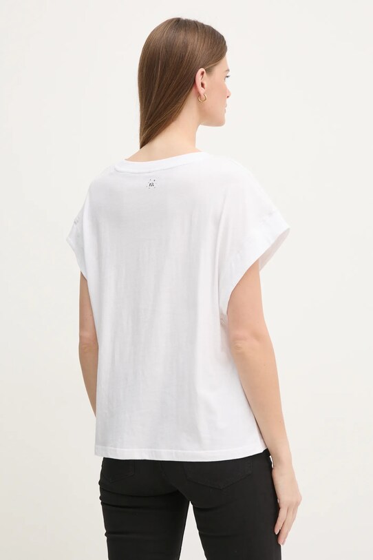 Одежда Хлопковая футболка Pepe Jeans LIRA PL505996 белый