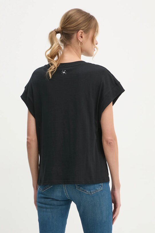 Одежда Хлопковая футболка Pepe Jeans LIRA PL505996 чёрный