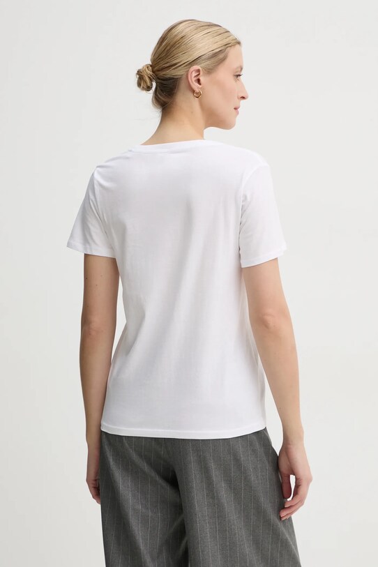 Îmbrăcăminte Pepe Jeans tricou din bumbac LETICIA PL505997 alb