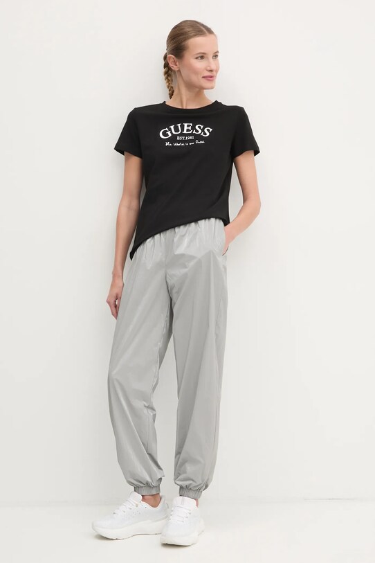 Guess tricou MARGOT V5RI16.J1314 negru SS25