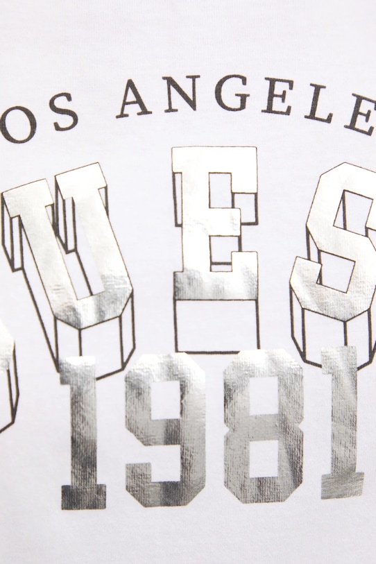 Guess tricou din bumbac MARTINA V5RI06.I3Z14 alb