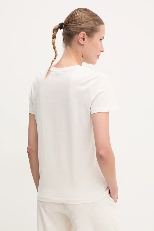 Odzież Guess t-shirt bawełniany MARTINA V5RI06.I3Z14 beżowy