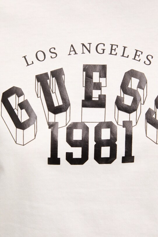 Бавовняна футболка Guess MARTINA V5RI06.I3Z14 бежевий