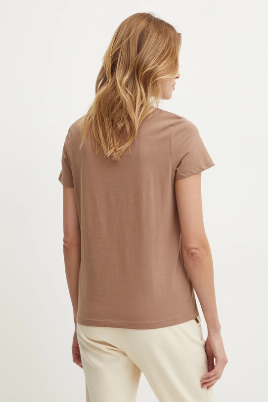 Îmbrăcăminte Guess tricou din bumbac MARTINA V5RI06.I3Z14 maro