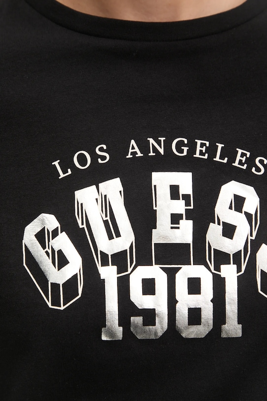 Bavlnené tričko Guess MARTINA V5RI06.I3Z14 čierna