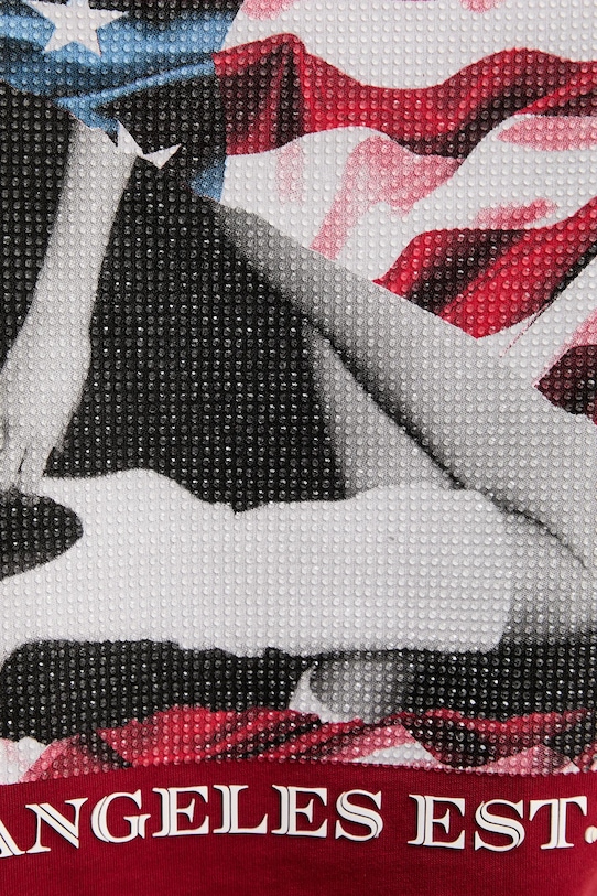 Guess t-shirt bordowy W5RI04.I3Z14