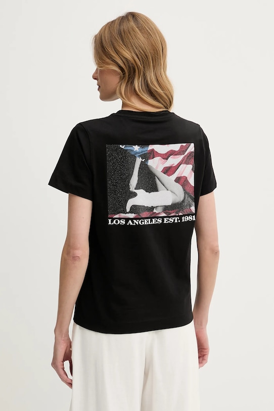 Guess t-shirt regular czarny W5RI04.I3Z14