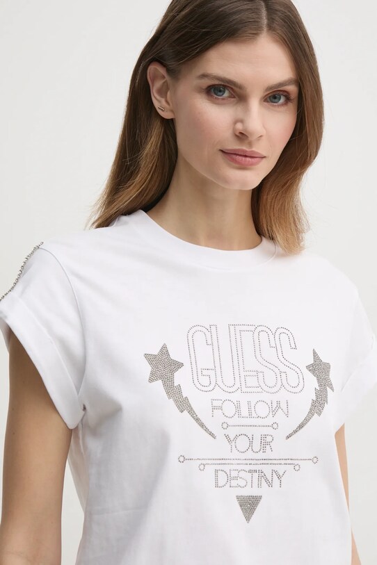 Guess t-shirt biały W5RI06.I3Z14