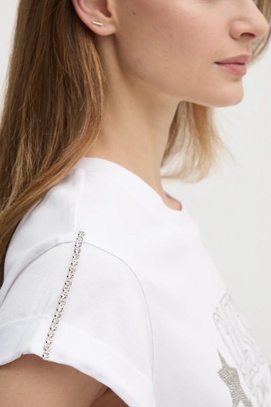 Guess tricou W5RI06.I3Z14 alb