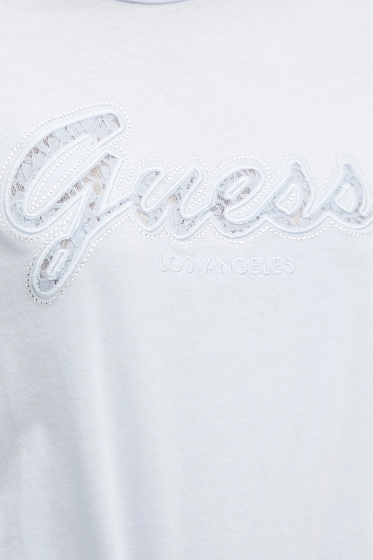 Guess tricou din bumbac W5RI08.K9RM1 albastru