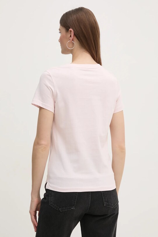 Бавовняна футболка Guess W5RI10.I3Z14 рожевий SS25