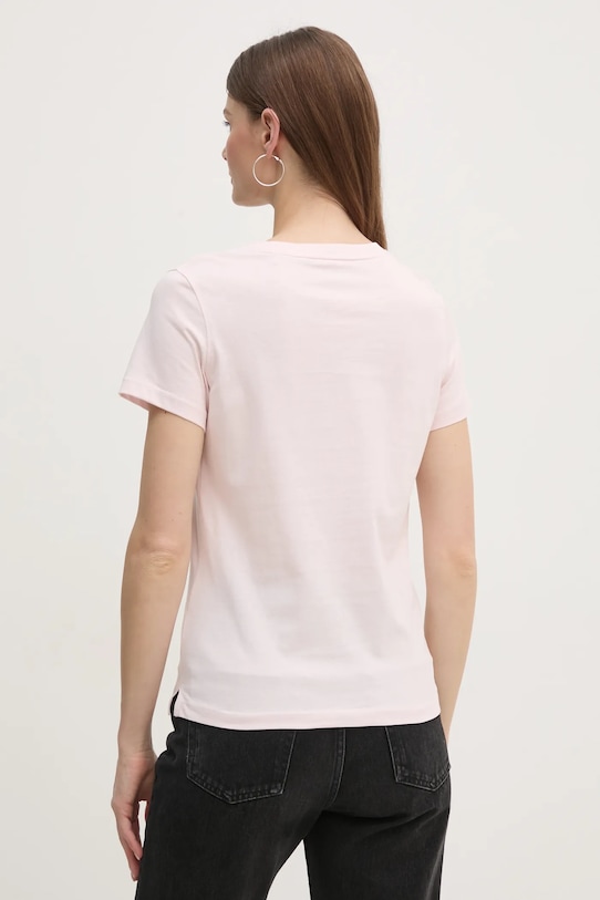 Guess tricou din bumbac W5RI10.I3Z14 roz SS25