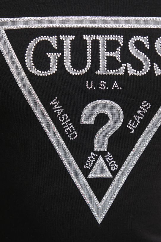 Guess t-shirt czarny W5RI11.J1314