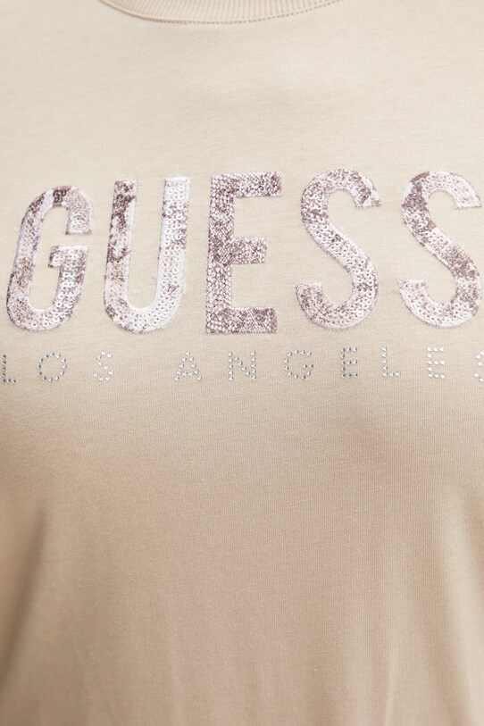 Μπλουζάκι Guess W5RI19.I3Z14 μπεζ