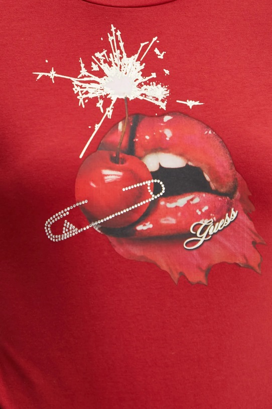 Majica kratkih rukava Guess W5RI23.K49A1 crvena