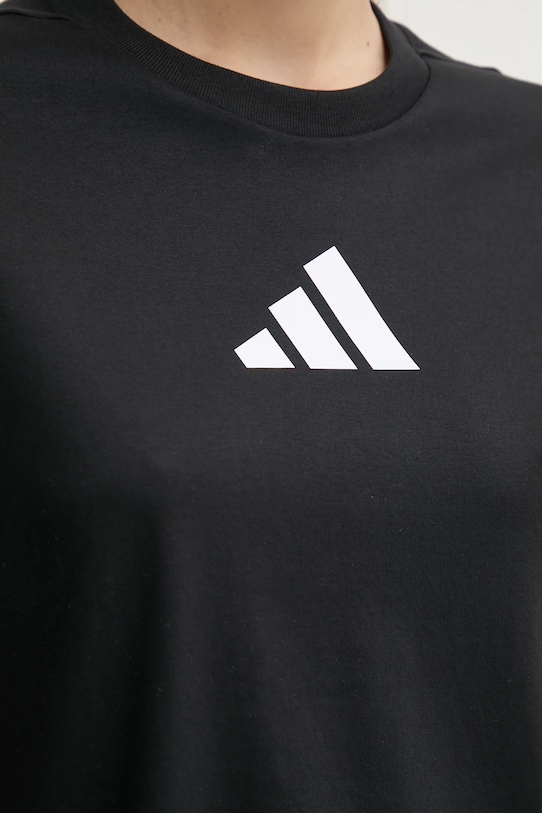 Хлопковая футболка adidas Z.N.E. JJ4778 чёрный