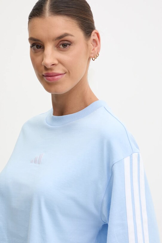 adidas t-shirt Essentials kék JE1197
