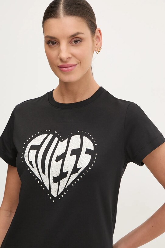 Guess t-shirt JULIA nero V5RI08.J1314