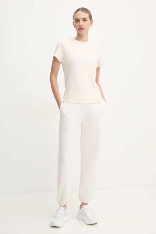 Guess tricou MONICA V5RI02.KCLG2 bej SS25