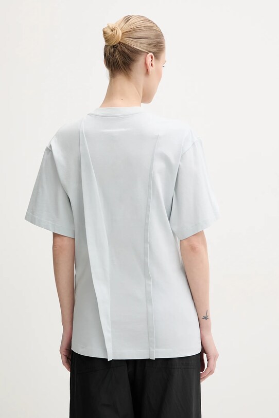 Oblečení Bavlněné tričko MM6 Maison Margiela S52GC0328 tyrkysová