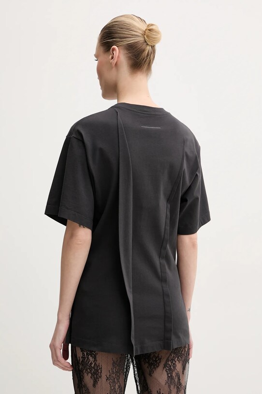 Oblečení Bavlněné tričko MM6 Maison Margiela S52GC0328 černá