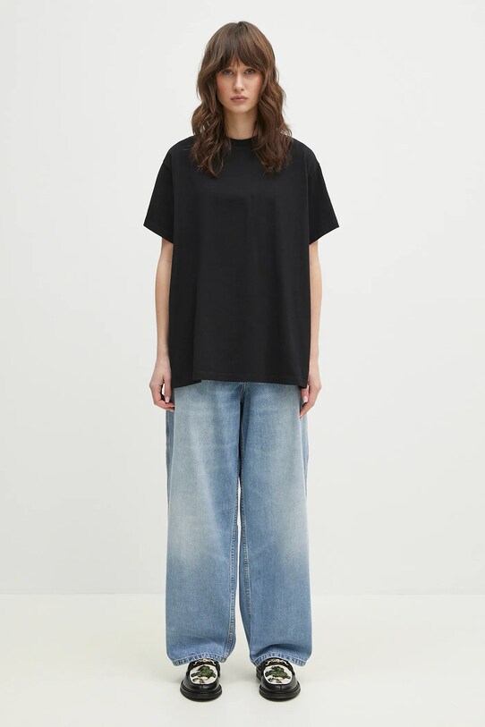 Bavlněné tričko MM6 Maison Margiela S52GC0333 černá
