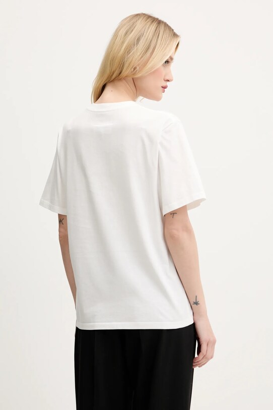 Îmbrăcăminte MM6 Maison Margiela tricou din bumbac S52GC0336 alb