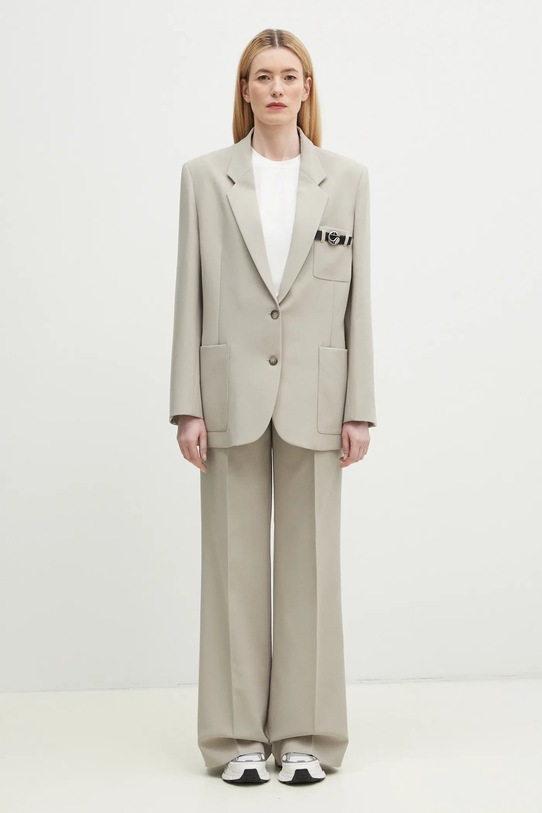 Бавовняна футболка MM6 Maison Margiela S52GC0336 білий