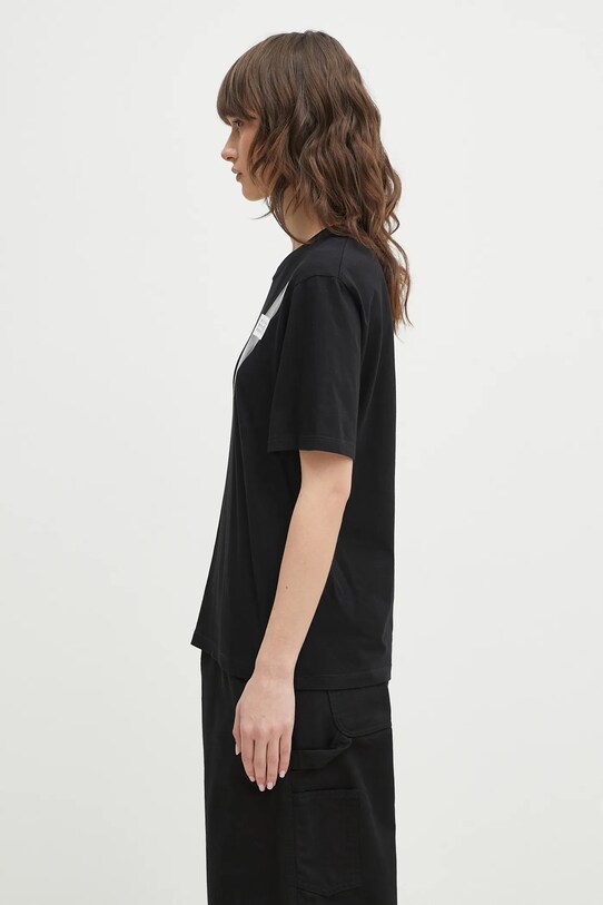 MM6 Maison Margiela t-shirt bawełniany S52GC0336 czarny SS25