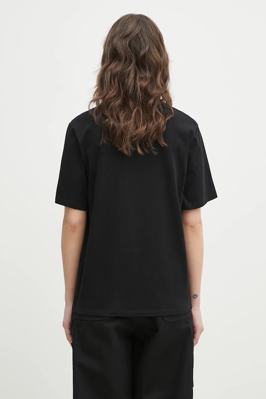 Одежда Хлопковая футболка MM6 Maison Margiela S52GC0336 чёрный