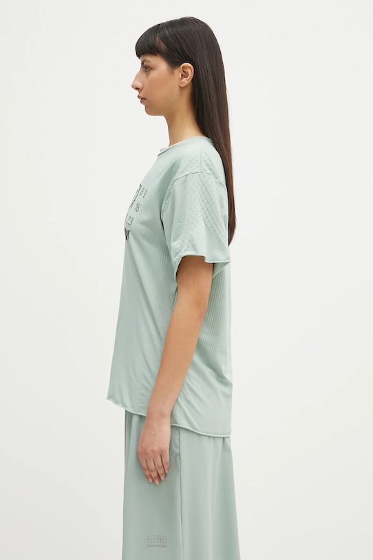 MM6 Maison Margiela x Salomon t-shirt S52GC0345 turquoise SS25